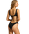 The Seafolly Womens Sea Dive High Cut Bikini Bottoms in Black