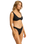 The Seafolly Womens Sea Dive High Cut Bikini Bottoms in Black