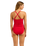 The Seafolly Womens Collective Hipster Bikini Bottoms in Cosmo Red