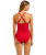 The Seafolly Womens Collective Hipster Bikini Bottoms in Cosmo Red