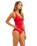 The Seafolly Womens Collective Hipster Bikini Bottoms in Cosmo Red