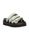 Raine Slide EH Suede Sandals in Sage Green