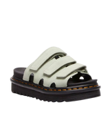 Raine Slide EH Suede Sandals in Sage Green