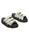 Raine Slide EH Suede Sandals in Sage Green