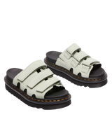 Raine Slide EH Suede Sandals in Sage Green