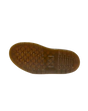 Dunnet Flower Full Grain Leather Sandals in Kelp Brown