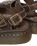 Dunnet Flower Full Grain Leather Sandals in Kelp Brown