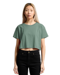 The AS Colour Womens Crop T-Shirt in Mineral