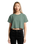 The AS Colour Womens Crop T-Shirt in Mineral