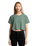 The AS Colour Womens Crop T-Shirt in Mineral