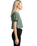 The AS Colour Womens Crop T-Shirt in Mineral