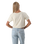 The Born by the Sea Womens Golden Hour Crop T-Shirt in Butter