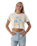 The Born by the Sea Womens Flower Market Crop T-Shirt in Butter