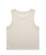 The AS Colour Organic Rib Crop Vest in Bone | Available at Anns Cottage