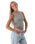 The Born by the Sea Womens Crop Vest in Eucalyptus