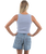 The Born by the Sea Womens Crop Vest in Powder Blue