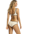 Beach Bound Ring Side Hipster Bikini Bottoms in Ecru