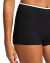 Beach Bound Boyleg Bikini Bottoms in Black