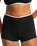 Beach Bound Boyleg Bikini Bottoms in Black