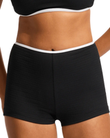 Beach Bound Boyleg Bikini Bottoms in Black