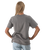 The Born by the Sea Womens Flower Market T-Shirt in Faded Grey