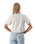 The Born by the Sea Womens Daisy Crop T-Shirt in Faded Bone