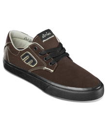 The Etnies Mens Barge Plus Shoes in Brown & Black