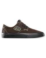 The Etnies Mens Barge Plus Shoes in Brown & Black