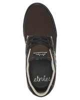 The Etnies Mens Barge Plus Shoes in Brown & Black