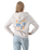The Born by the Sea Womens Flower Market Hoodie in Bone