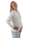 The Born by the Sea Womens Shells Hoodie in Bone