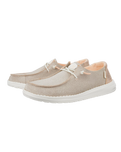 The Hey Dude Shoes Womens Wendy Metallic Sparkle Shoes in Rose Gold