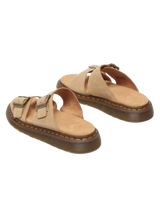 Josef Bronx Suede Sandals in Savannah Tan