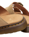 Womens Josef Bronx Suede Sandals in Savannah Tan