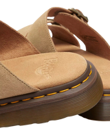 Womens Josef Bronx Suede Sandals in Savannah Tan
