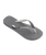The Havaianas Mens Top Mix Flip Flops in Steel Grey & Steel Grey
