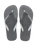 The Havaianas Mens Top Mix Flip Flops in Steel Grey & Steel Grey