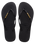 The Havaianas Womens Slim Logo Metallic Flip Flops in Black