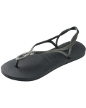 The Havaianas Womens Luna Flip Flops in Olive Green