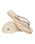 Slim Flatform Flip Flops in Beige