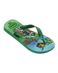 Boys Minecraft Flip Flops in Green