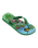 Boys Minecraft Flip Flops in Green