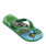 Boys Minecraft Flip Flops in Green