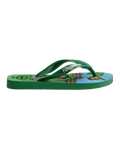 Boys Minecraft Flip Flops in Green