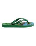 Boys Minecraft Flip Flops in Green