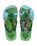 Boys Minecraft Flip Flops in Green