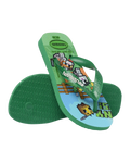 Boys Minecraft Flip Flops in Green