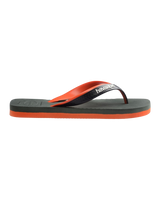 Dual Flip Flops in Green Olive