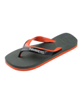 Dual Flip Flops in Green Olive