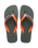 Dual Flip Flops in Green Olive